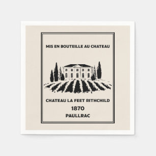 Funny French Birthday  Napkins
