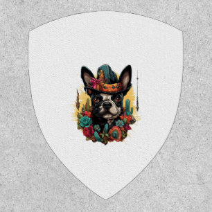 Funny French Bulldog Art  Classic T-Shirt Patch