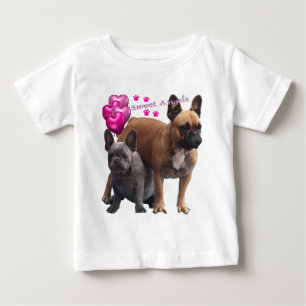 Funny French Bulldog Baby T-Shirt