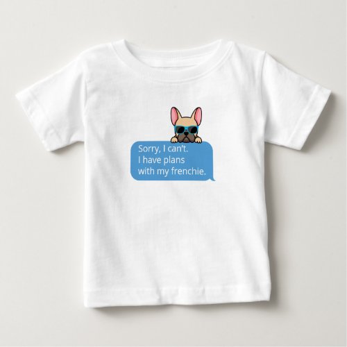 Funny French Bulldog Baby T_Shirt