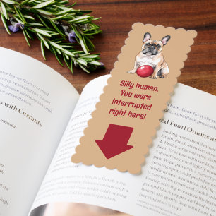 Funny French Bulldog Bookmarks