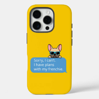 Funny French Bulldog iPhone 16 Pro Case