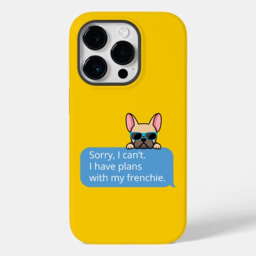 Funny French Bulldog Case_Mate iPhone 14 Pro Case