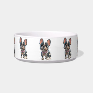 Funny French Bulldog Ceramic Pet Bowl