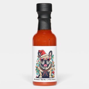 Funny French Bulldog Dog Tree Christmas Lights Xma Hot Sauces