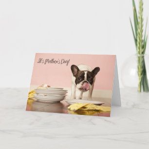 Funny French Bulldog Mother's Day Card