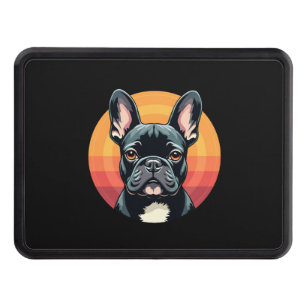 Funny French Bulldog Retro Outfits Clothes Cute Fr Hitch Cover