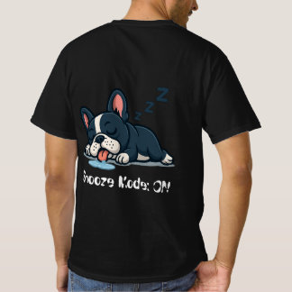 Funny French Bulldog T-Shirt – Cute Sleeping Dog