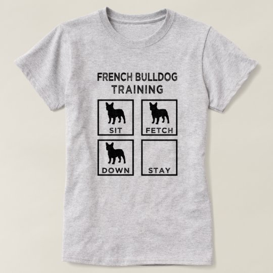 Funny French Bulldog Women's shirt | Zazzle.com