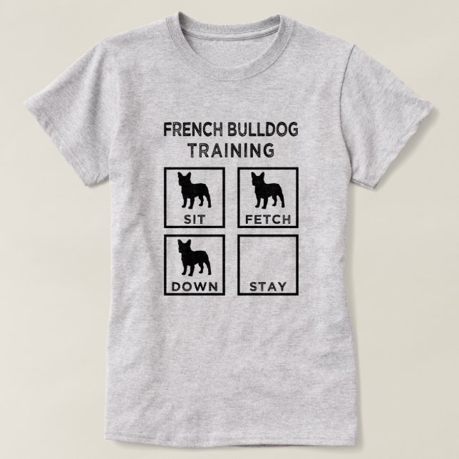 Funny French Bulldog Women's shirt (Design Front)