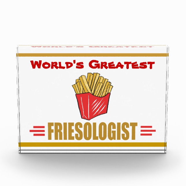 Funny French Fries Award (Front)