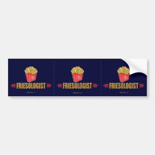 Funny French Fries Bumper Sticker