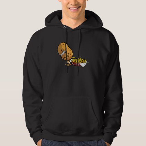 Funny French Fries Designs For Men Women Potato Fo Hoodie