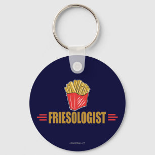 Funny French Fries Keychain