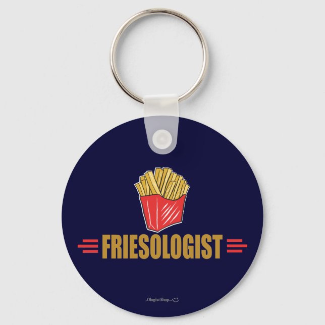 Funny French Fries Keychain (Front)