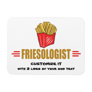 Funny French Fries Magnet