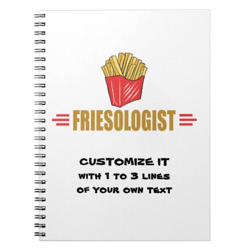 Funny French Fries Notebook