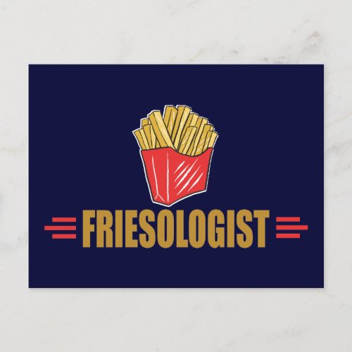 Funny French Fries Postcard