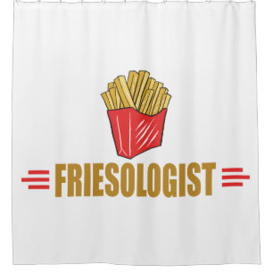 Funny French Fries Shower Curtain