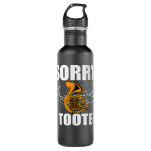 Funny French Horn Saying Gift Horn Player2 Stainless Steel Water Bottle