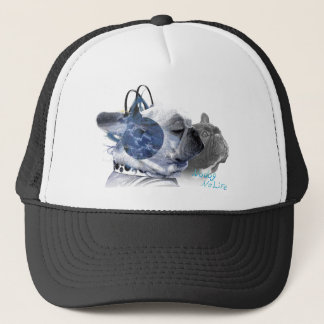 funny frenchbulldogs icon trucker hat