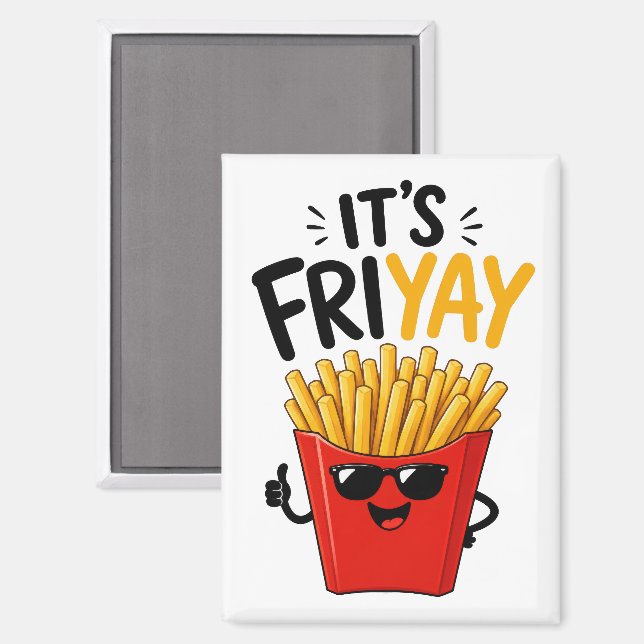 Funny Friday Magnet (Front/Back)