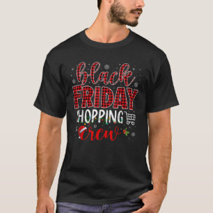 Funny Friday Shopping Crew Christmas Black Shoppin T-Shirt