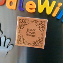 Funny Fridge Ye Olde Cooling Chamber Celtic Border