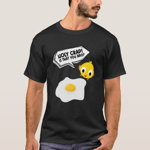 Funny Fried Egg And Chicken Costume T_Shirt