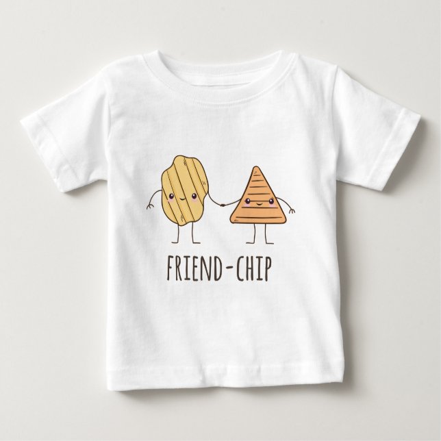 Funny Friend-chip potato chips Baby T-Shirt (Front)
