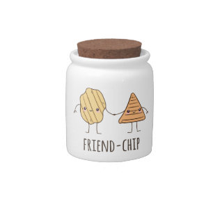 Funny Friend-chip potato chips Candy Jar