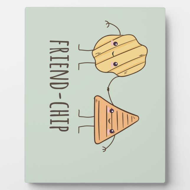 Funny Friend-chip potato chips Plaque (Front)