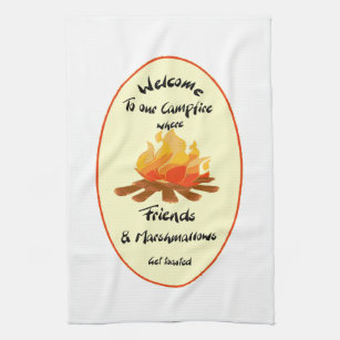 Welcome To Camp Kitchen Towel