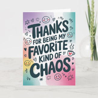 Funny Friend Thank You Card