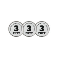 Funny Friends Don't Let Friends 3 Putt Golf Marker