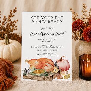 Funny Friendsgiving Feast Invite