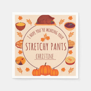 Funny Friendsgiving Party Tableware Napkins