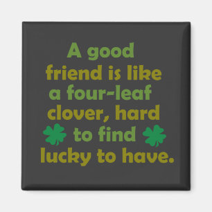 Funny friendship quote magnet