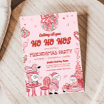 Funny Friendsmas Santa Ho Ho Hos Christmas Party Invitation<br><div class="desc">Spread the holiday cheer with our customizable Christmas printable invitation,  perfect for gathering friends and family for a festive celebration. With elegant designs and easy-to edit text,  this invitation sets the tone for a joyful holiday season.

51SE B</div>