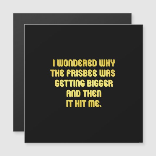 Funny Frisbee Joke (Front/Back)