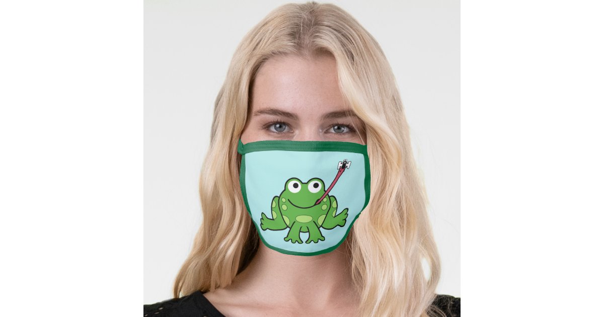 Funny Frog and Fly Mask | Zazzle