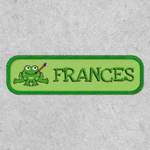 Funny Frog and Fly Name Template Patch