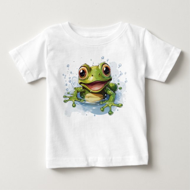 Funny frog baby T-Shirt (Front)