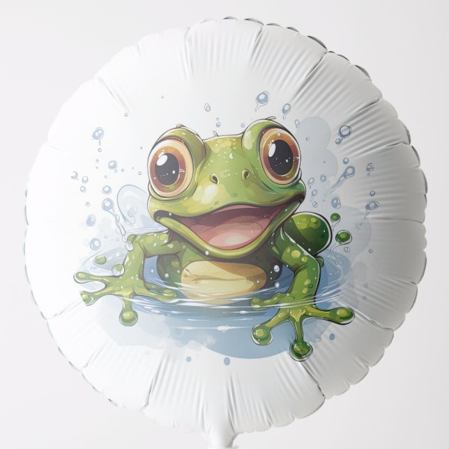 Funny frog balloon (Front)