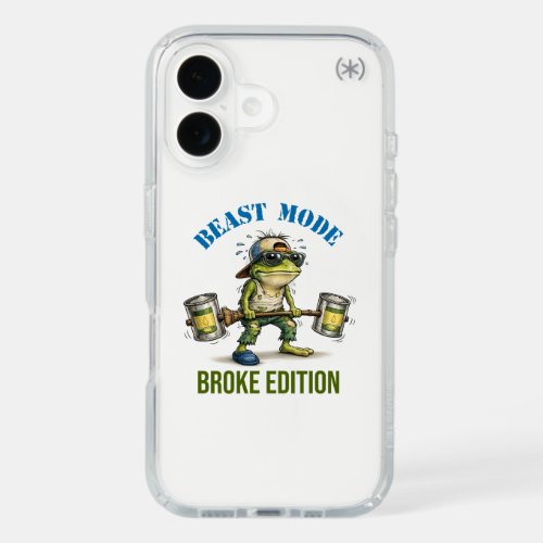 Funny Frog Beast Mode Broke Edition Phone Case