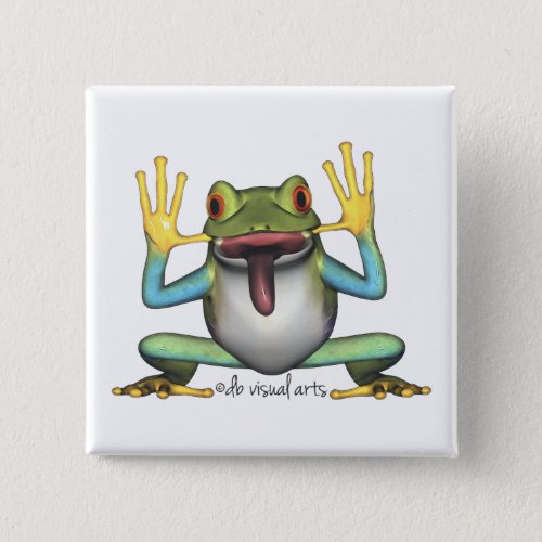 Funny Frog Button