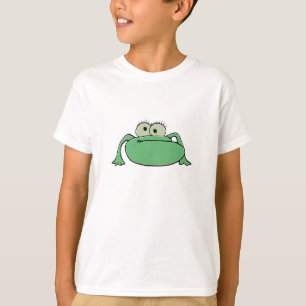 Funny frog cartoon drawing motif pattern T-Shirt