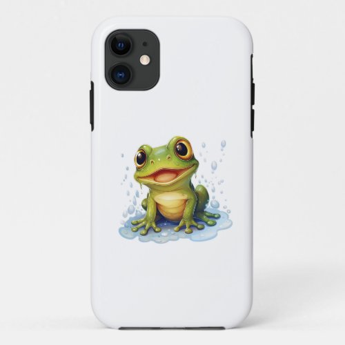 Funny frog iPhone 11 case