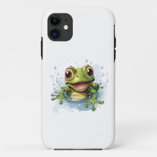 Funny frog iPhone 11 case