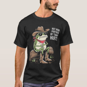 Funny Frog Cowboy Unisex Tee
